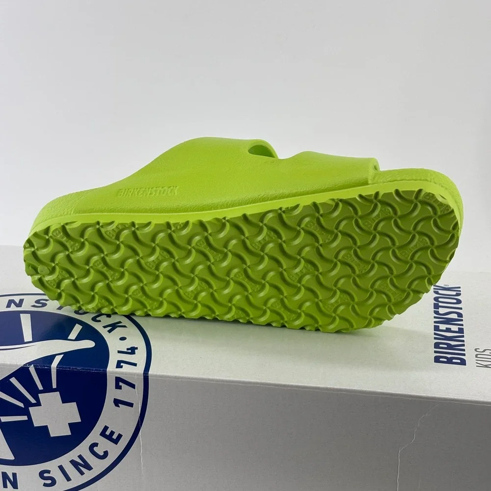 Birkenstock Arizona EVA Kids Size 33 US 2 Active Lime Green Waterproof Sandals